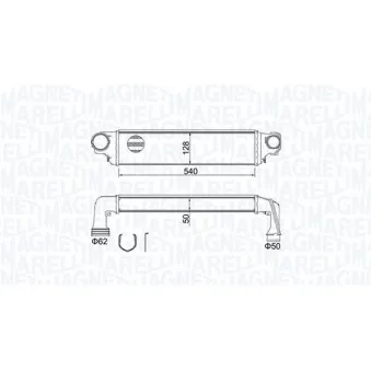 Intercooler, échangeur MAGNETI MARELLI