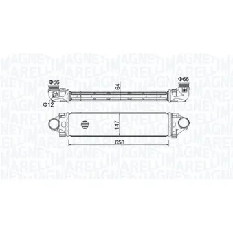 Intercooler, échangeur MAGNETI MARELLI