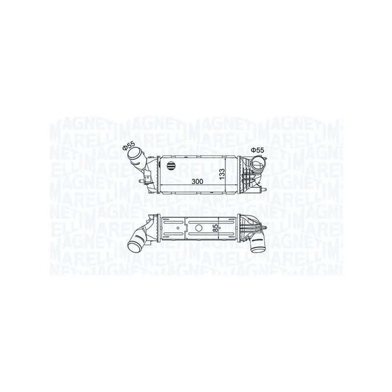 Intercooler, échangeur MAGNETI MARELLI 351319205120