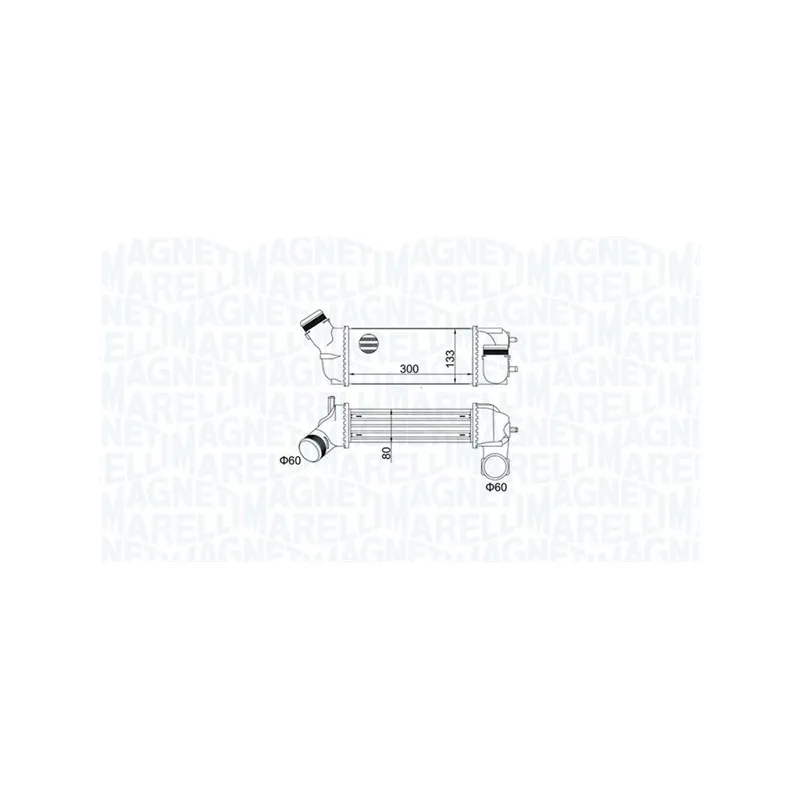 Intercooler, échangeur MAGNETI MARELLI 351319205140