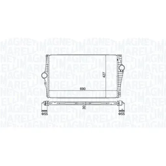 Intercooler, échangeur MAGNETI MARELLI