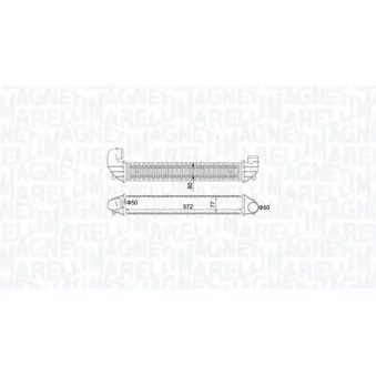 Intercooler, échangeur MAGNETI MARELLI