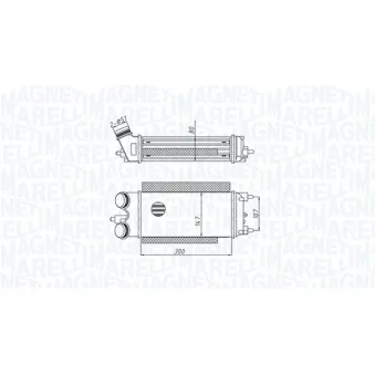 Intercooler, échangeur MAGNETI MARELLI