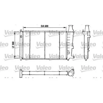 Radiateur, refroidissement du moteur VALEO 810807