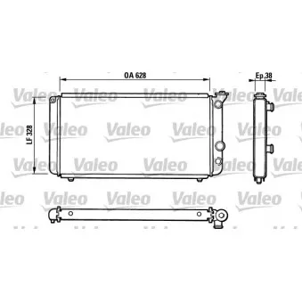 Radiateur, refroidissement du moteur VALEO 810835