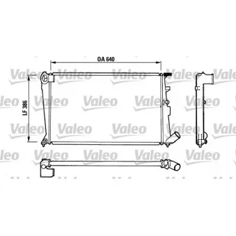 Radiateur, refroidissement du moteur VALEO 810836