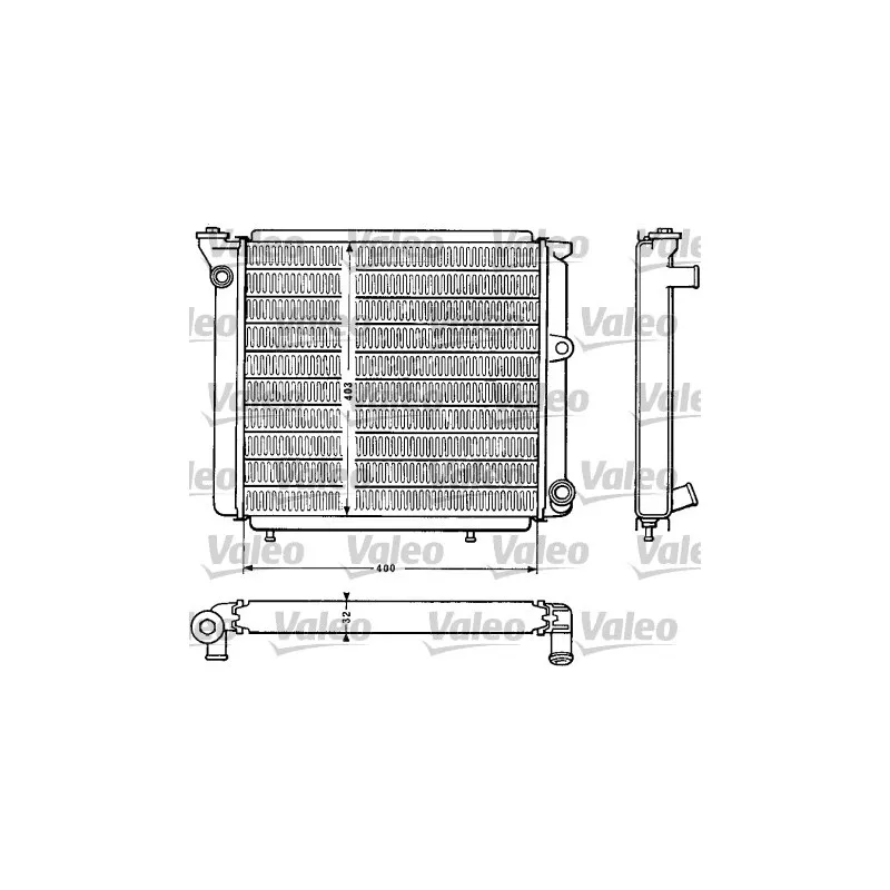 Radiateur, refroidissement du moteur VALEO 810891