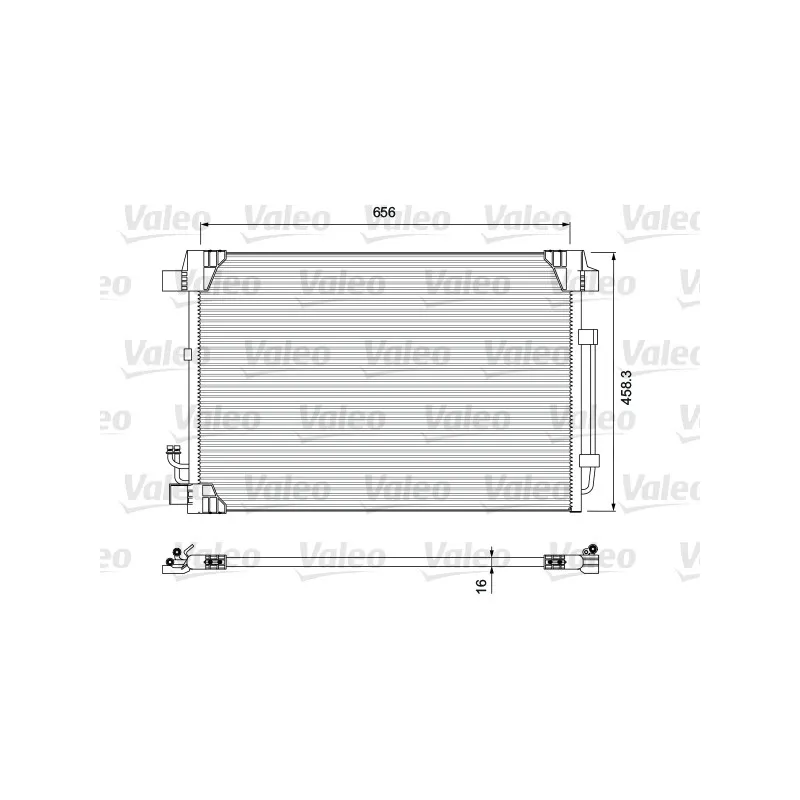 Condenseur, climatisation VALEO 810910