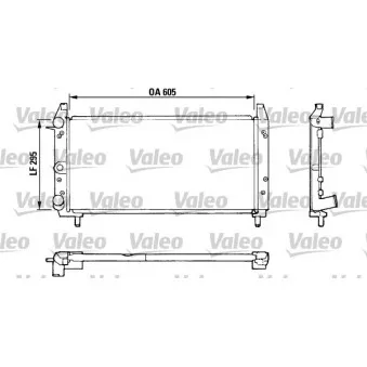 Radiateur, refroidissement du moteur VALEO 810924