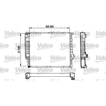 Radiateur, refroidissement du moteur VALEO 810947