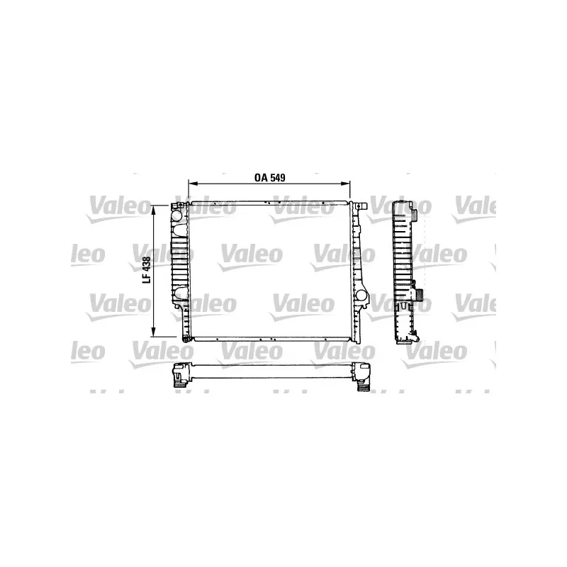 Radiateur, refroidissement du moteur VALEO 810947