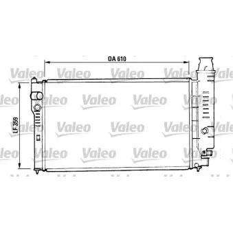 Radiateur, refroidissement du moteur VALEO 810955