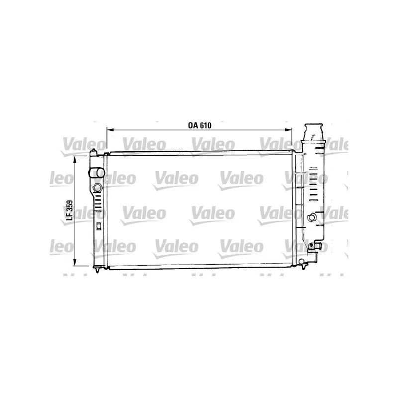 Radiateur, refroidissement du moteur VALEO 810955