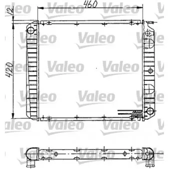 Radiateur, refroidissement du moteur VALEO 810968
