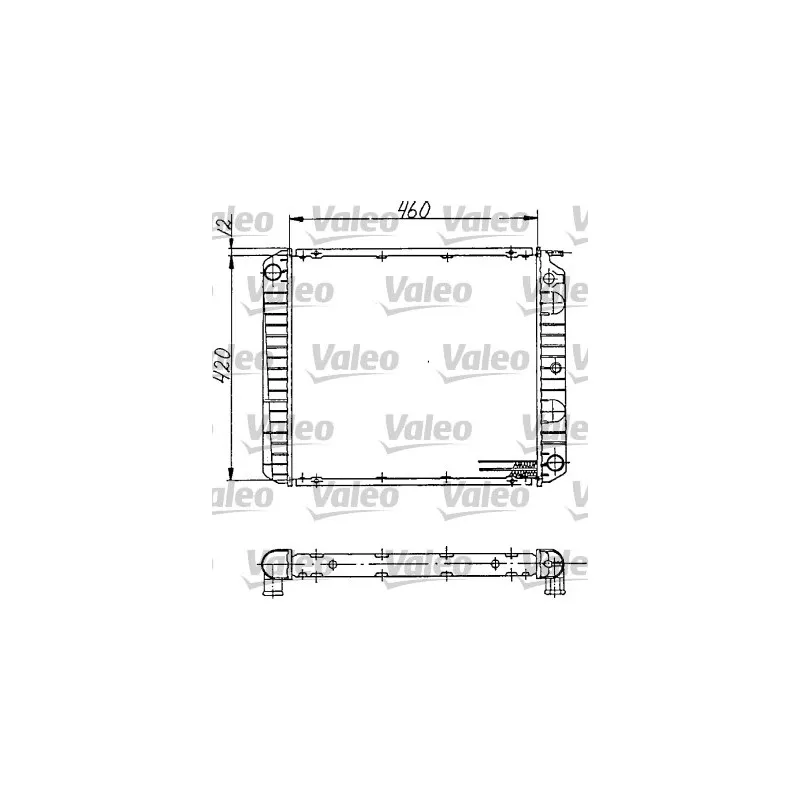 Radiateur, refroidissement du moteur VALEO 810968