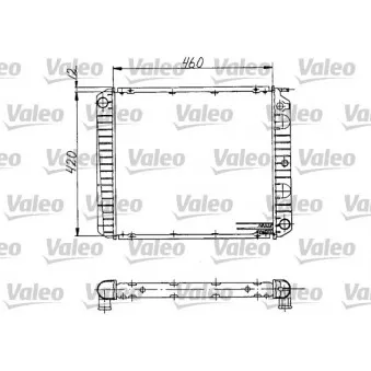Radiateur, refroidissement du moteur VALEO 810970