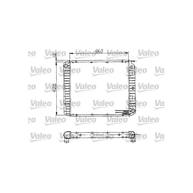 Radiateur, refroidissement du moteur VALEO 810970