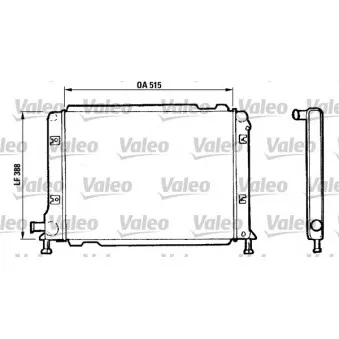 Radiateur, refroidissement du moteur VALEO 810982