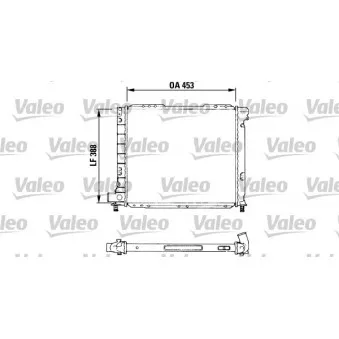 Radiateur, refroidissement du moteur VALEO 810983