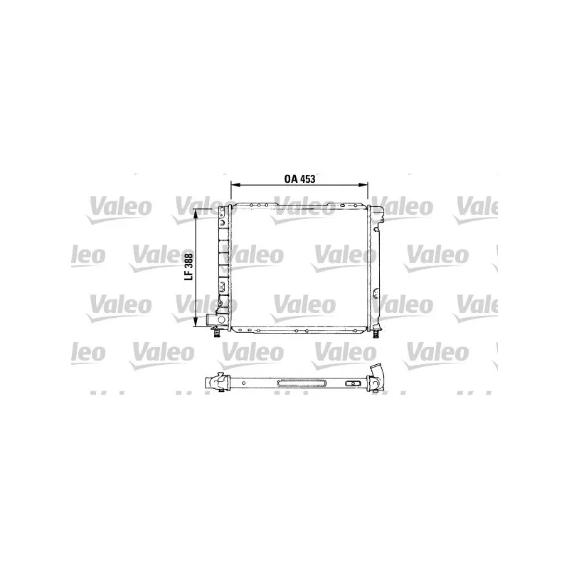 Radiateur, refroidissement du moteur VALEO 810983