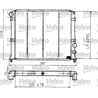 Radiateur, refroidissement du moteur VALEO 810993