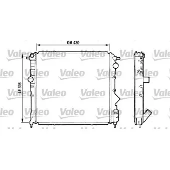 Radiateur, refroidissement du moteur VALEO 810995