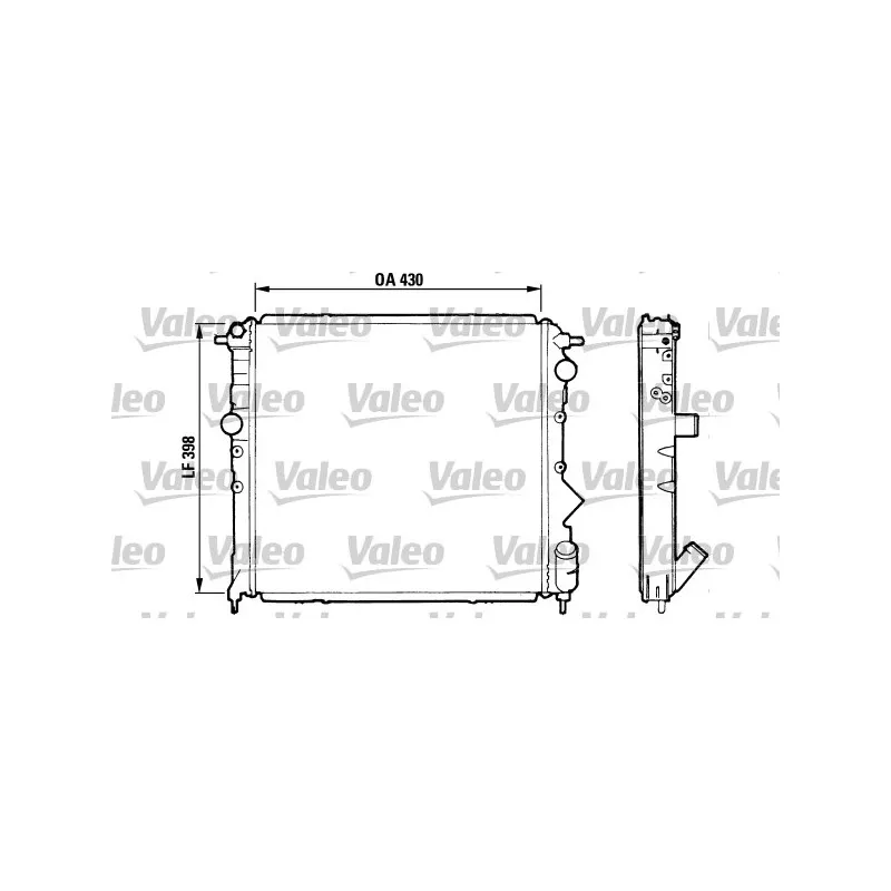 Radiateur, refroidissement du moteur VALEO 810995