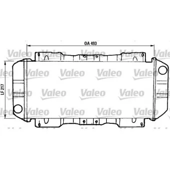 Radiateur, refroidissement du moteur VALEO 811046