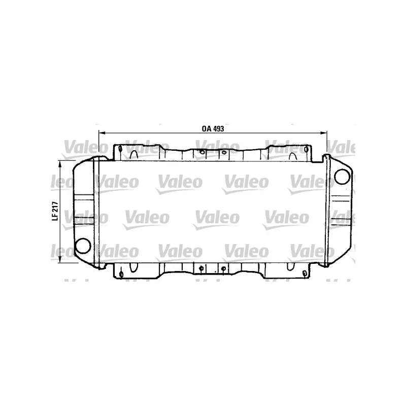 Radiateur, refroidissement du moteur VALEO 811046