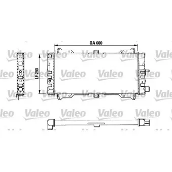 Radiateur, refroidissement du moteur VALEO 811047