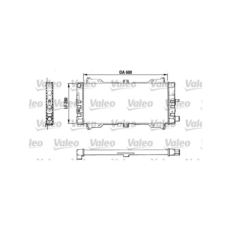 Radiateur, refroidissement du moteur VALEO 811047