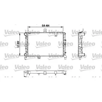 Radiateur, refroidissement du moteur VALEO
