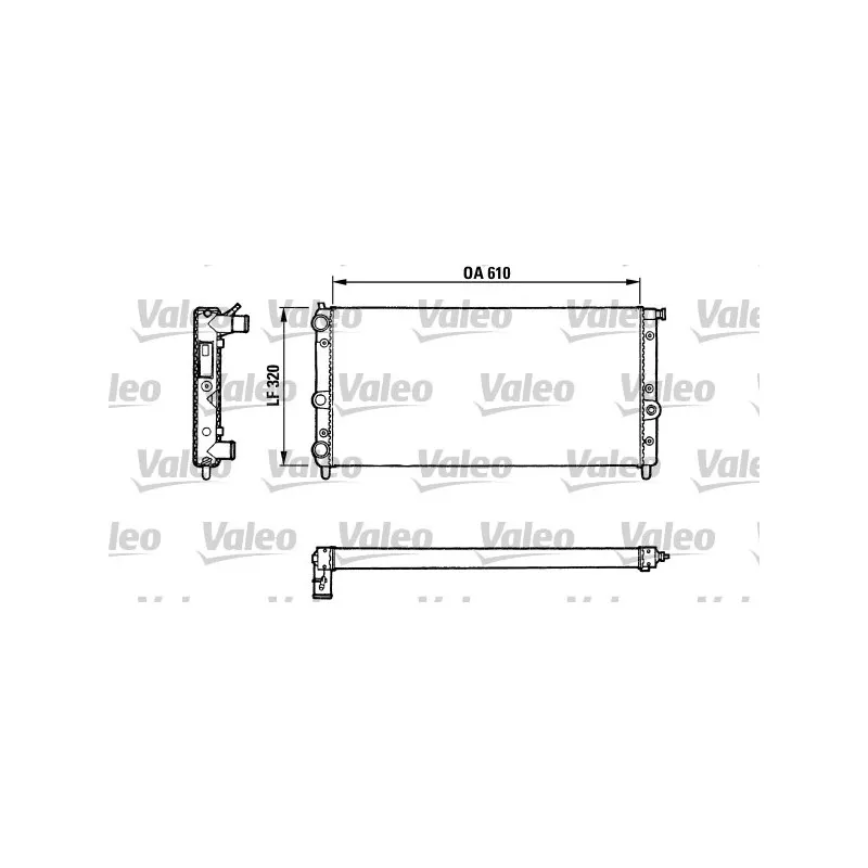 Radiateur, refroidissement du moteur VALEO 811067
