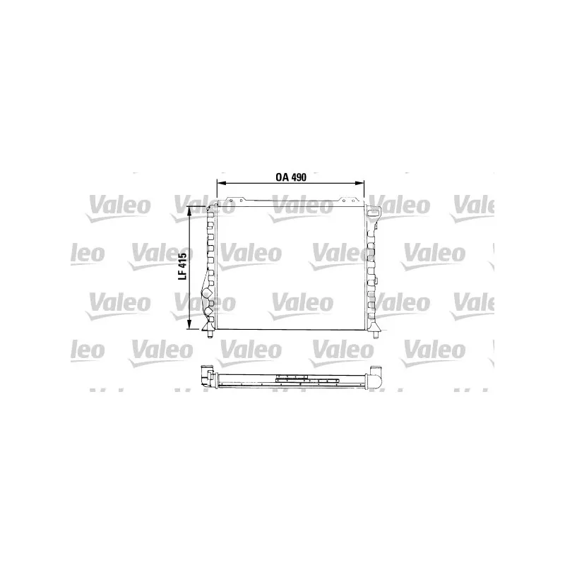 Radiateur, refroidissement du moteur VALEO 811068