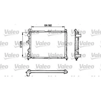 Radiateur, refroidissement du moteur VALEO 811071