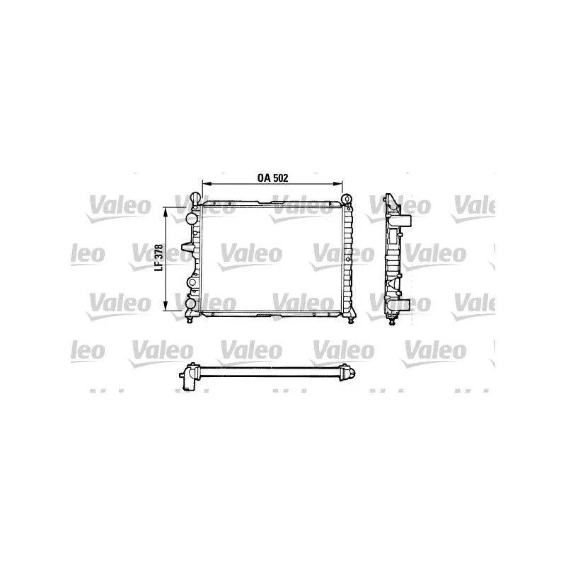 Radiateur, refroidissement du moteur VALEO 811071