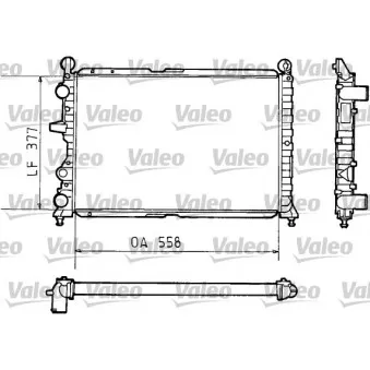 Radiateur, refroidissement du moteur VALEO 811073