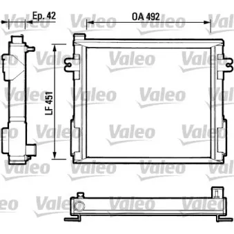 Radiateur, refroidissement du moteur VALEO