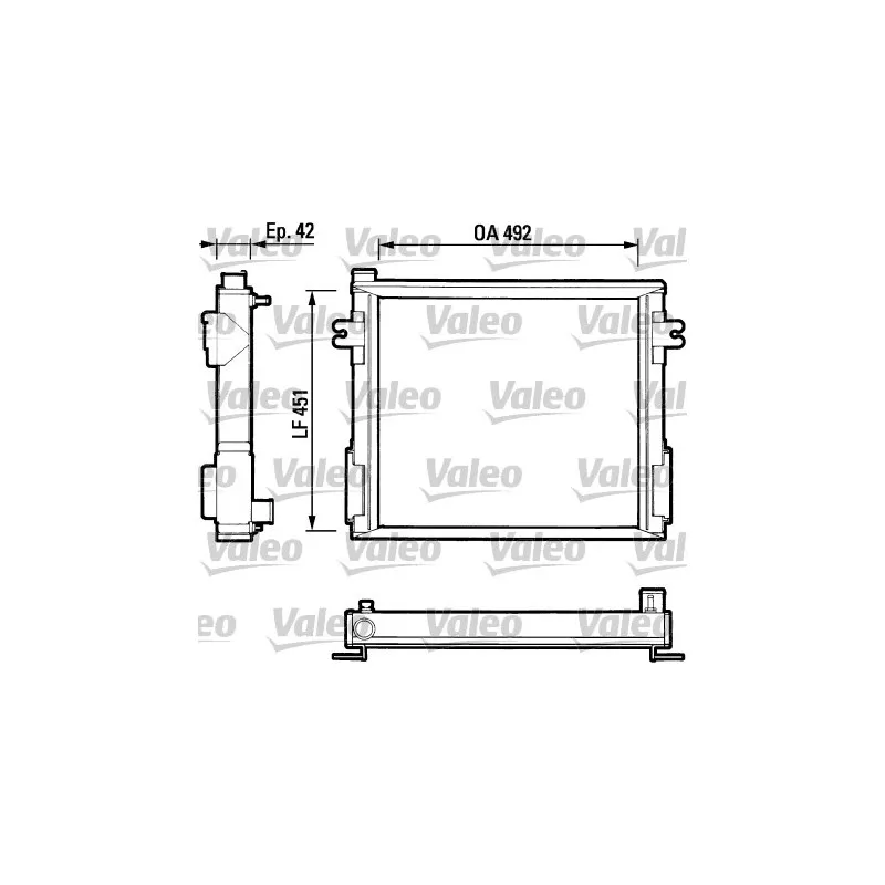 Radiateur, refroidissement du moteur VALEO 811379