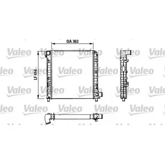 Radiateur, refroidissement du moteur VALEO 811383