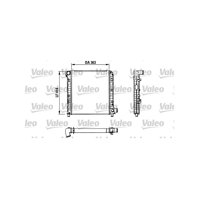 Radiateur, refroidissement du moteur VALEO 811383