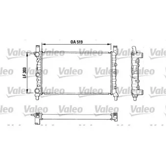 Radiateur, refroidissement du moteur VALEO 811387