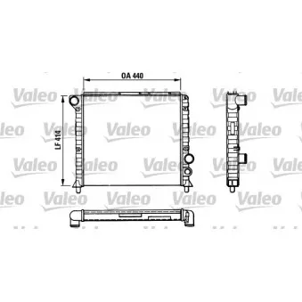 Radiateur, refroidissement du moteur VALEO