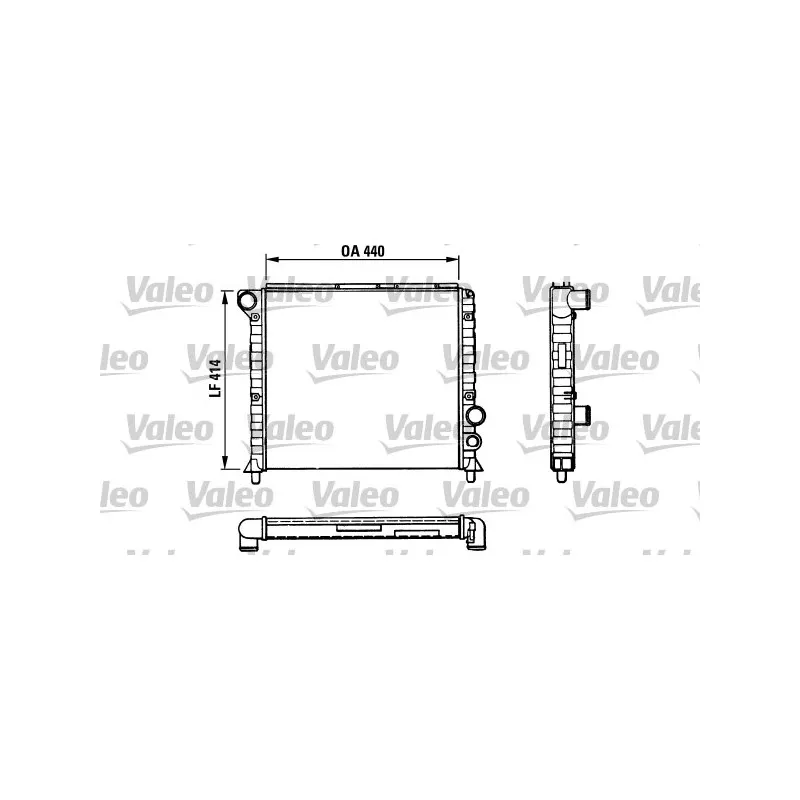 Radiateur, refroidissement du moteur VALEO 811389