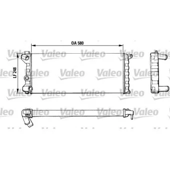 Radiateur, refroidissement du moteur VALEO 811392