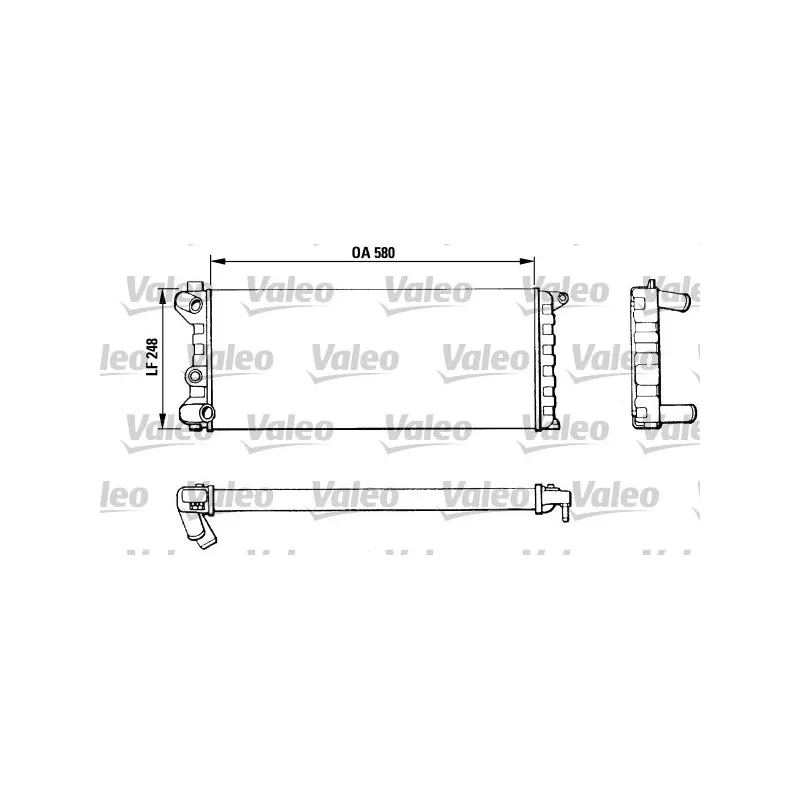 Radiateur, refroidissement du moteur VALEO 811392