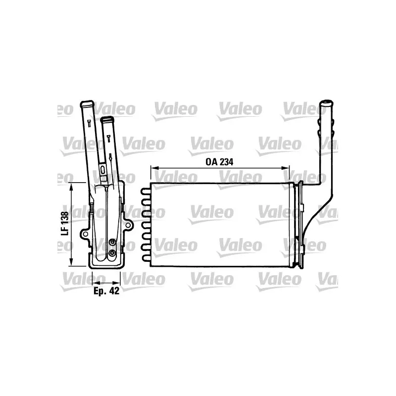 Système de chauffage VALEO 812016