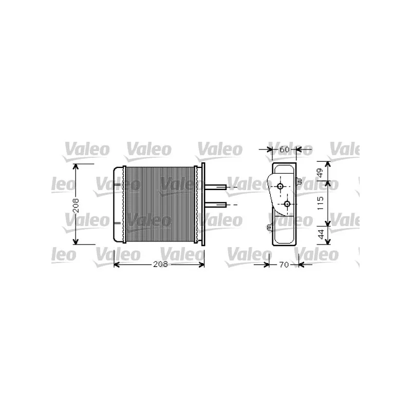 Système de chauffage VALEO 812145