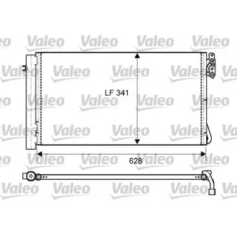 Condenseur, climatisation VALEO 814012