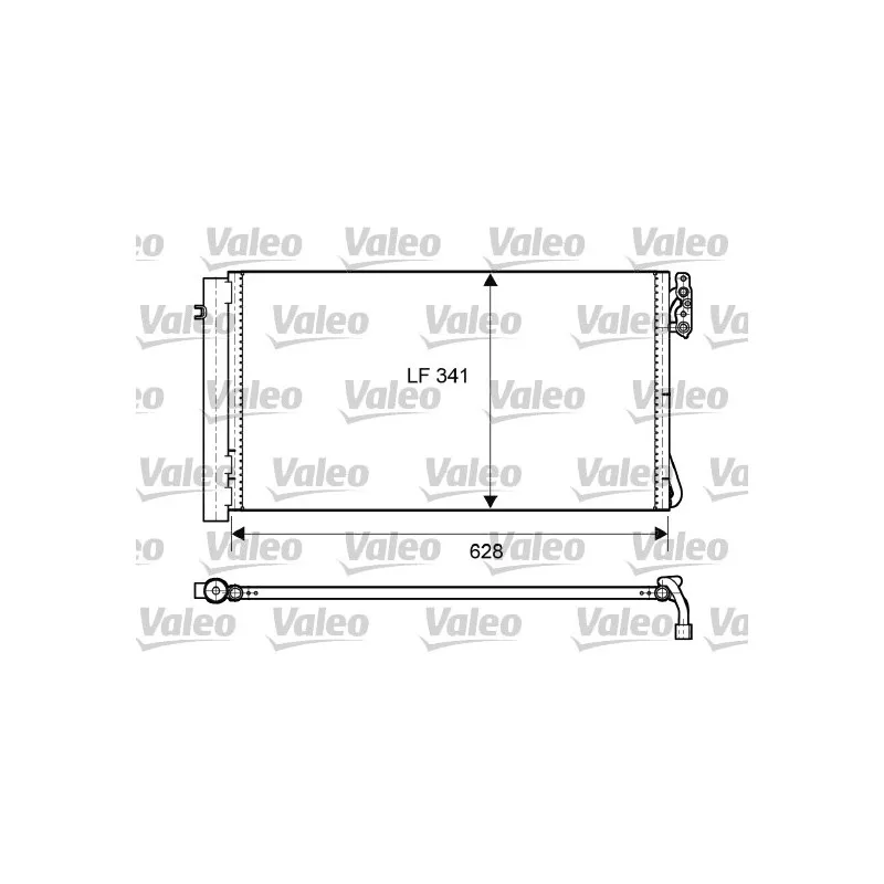 Condenseur, climatisation VALEO 814012
